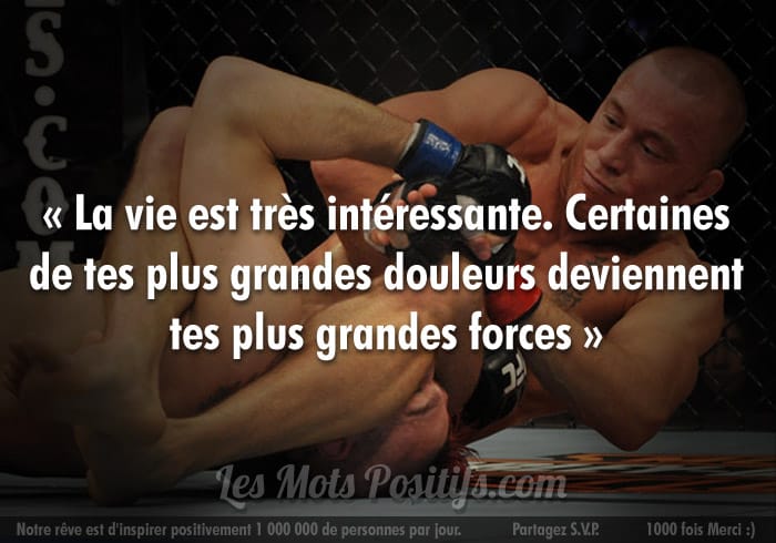 Citation sur Georges St-Pierre