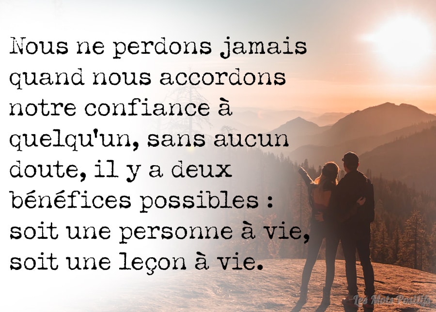 Citation sur Pourquoi la confiance est-elle importante en amour ?