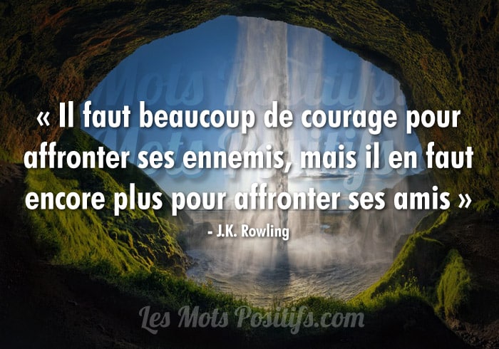 Citation sur Le courage face à nos amis