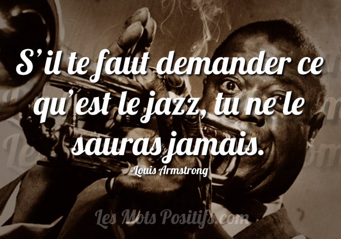 Citation sur Louis Armstrong