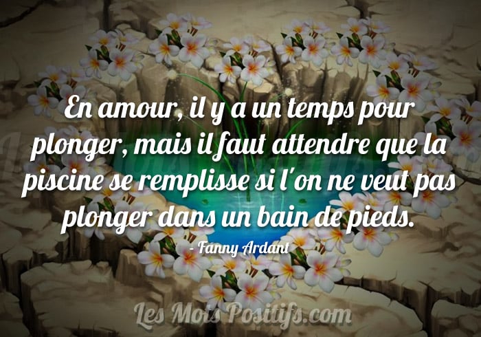 Prendre son temps en amour