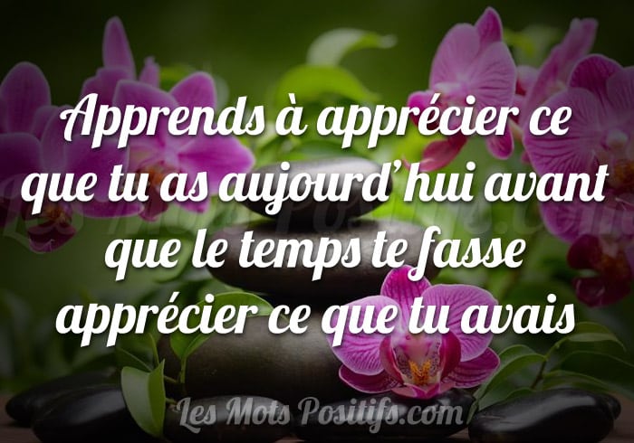 Citation sur Apprécier le moment présent