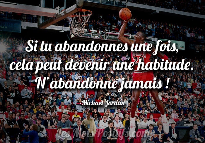 La persévérance selon Michael Jordan