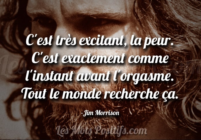 La peur selon Jim Morrison