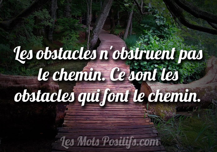 Les obstacles