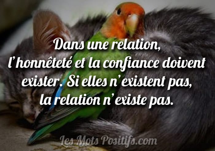 Dans une relation