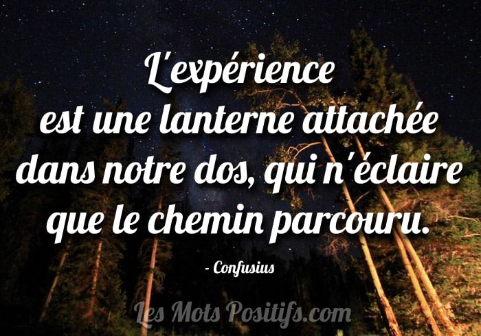 L’expérience