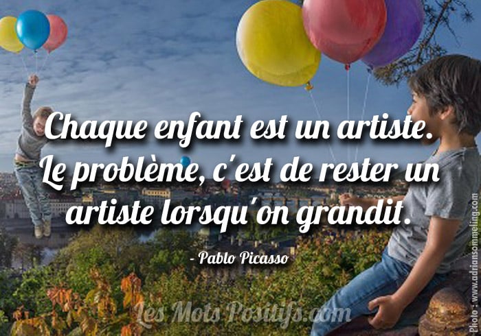 Citation sur Chaque enfant est un artiste