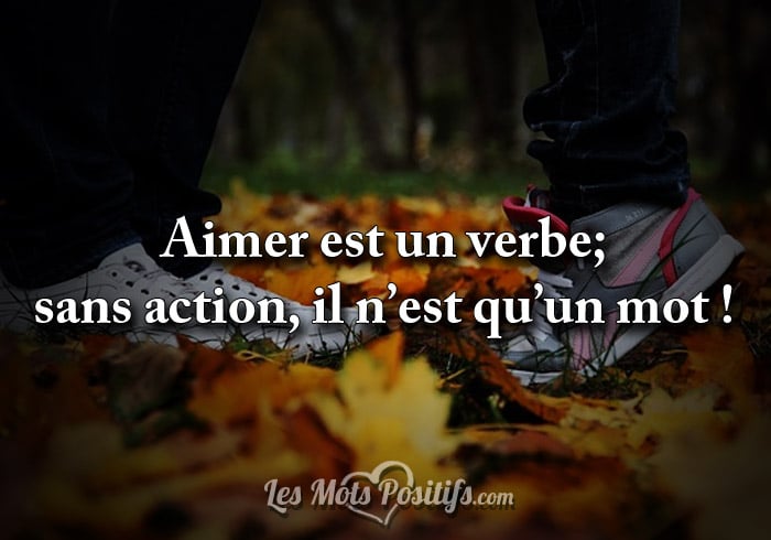 Aimer est un verbre