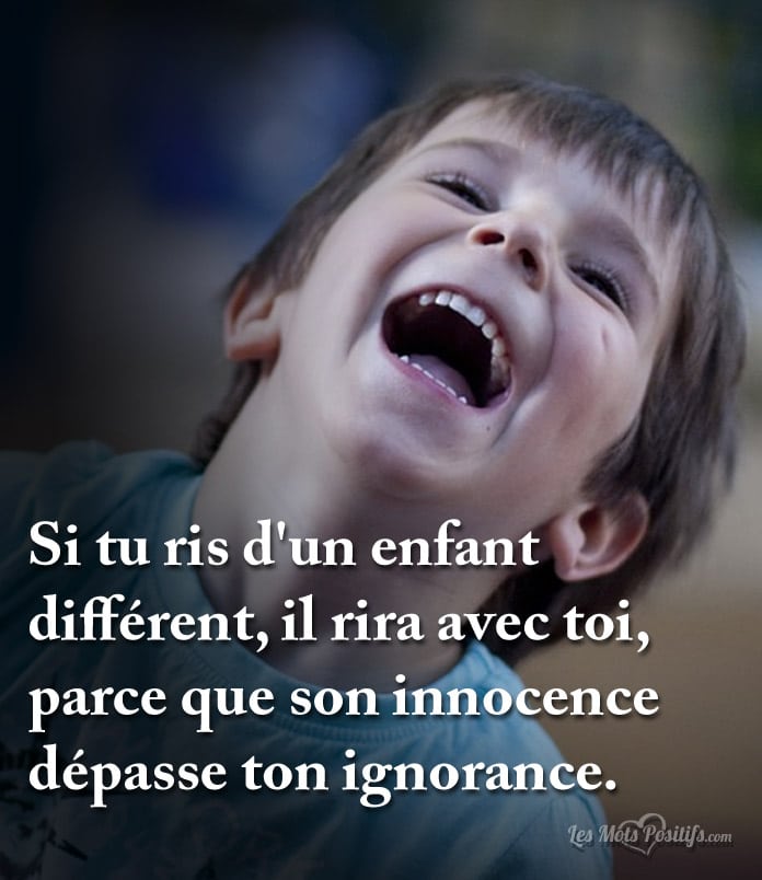 Son innocence dépasse ton ignorance