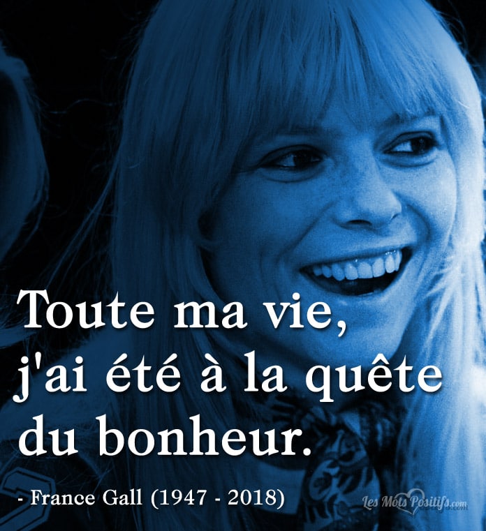 Citation hommage à France Gall (1947 – 2018)