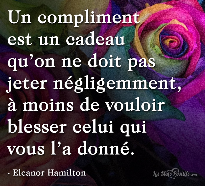 Un compliment est un cadeau