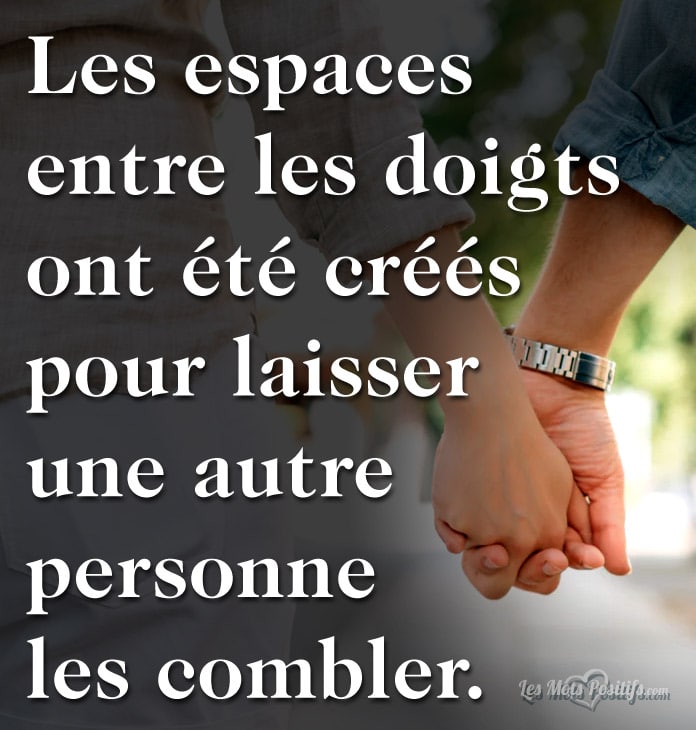 Les espaces entre les doigts