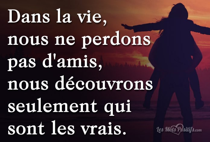 Nous ne perdons pas d’amis