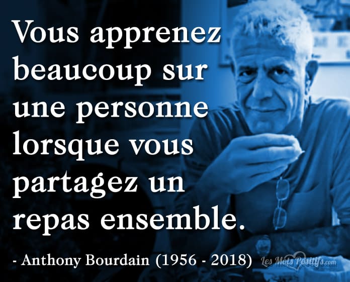 Citation sur Citation hommage de Anthony Bourdain (1956 – 2018)