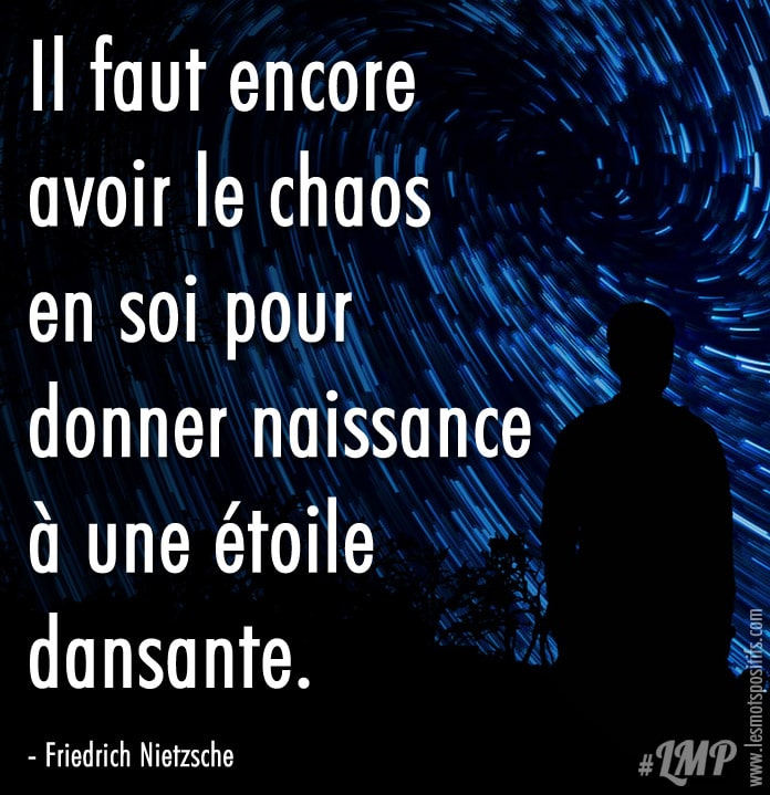 Citation sur Le chaos en soi selon Nietzsche