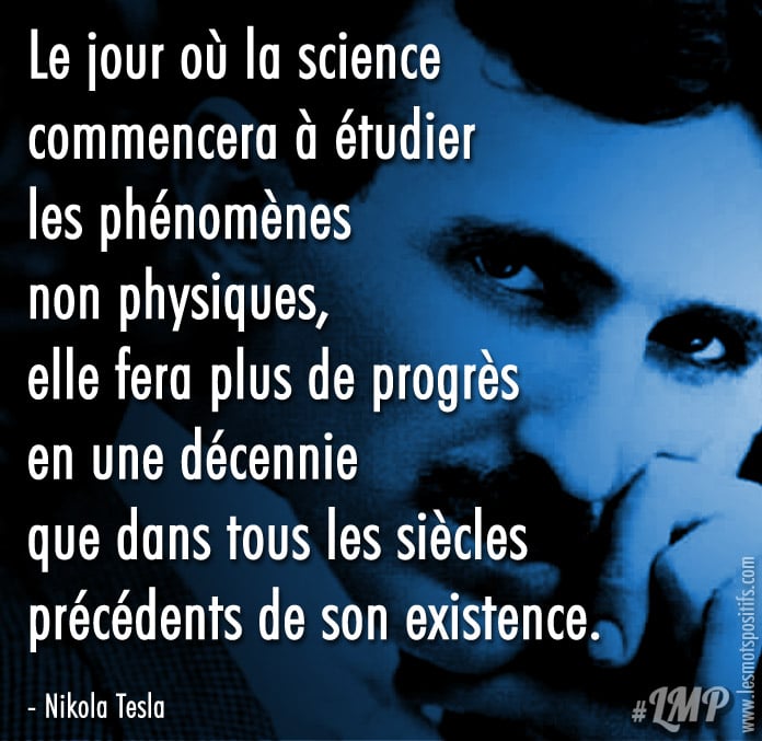 Citation sur L’étude de la science selon Nikola Tasla