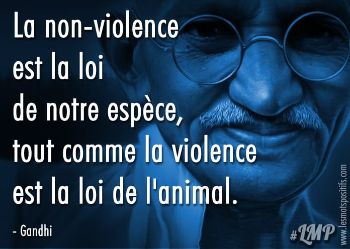 La non-violence selon Gandhi