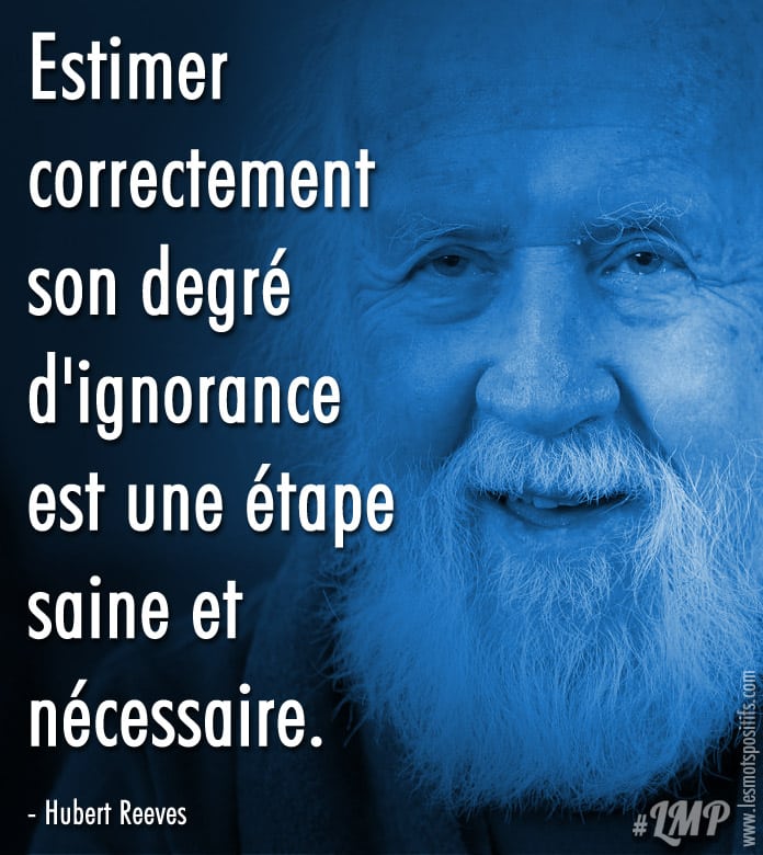 Citation sur Estimer correctement son ignorance