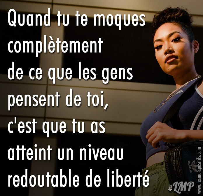 Un niveau redoutable de liberté