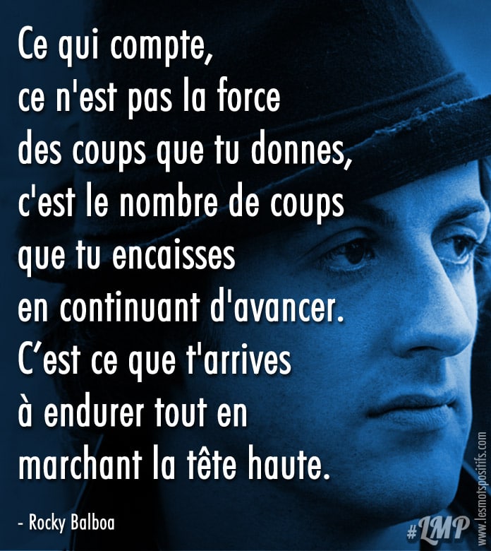 La persévérance selon Rocky Balboa