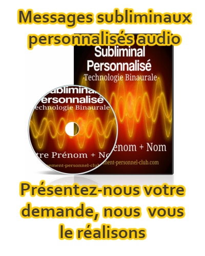 Subliminal audio personnalisé