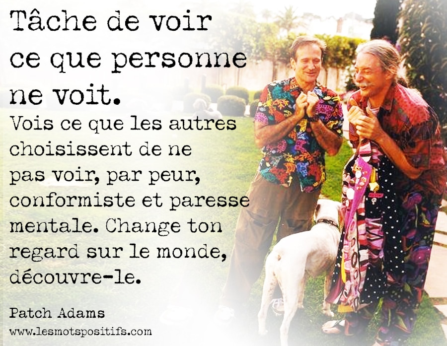 Citation sur 15 citations du docteur Patch Adams