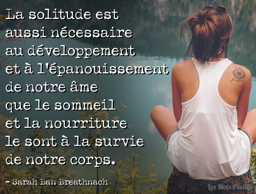 15 citations sur la solitude