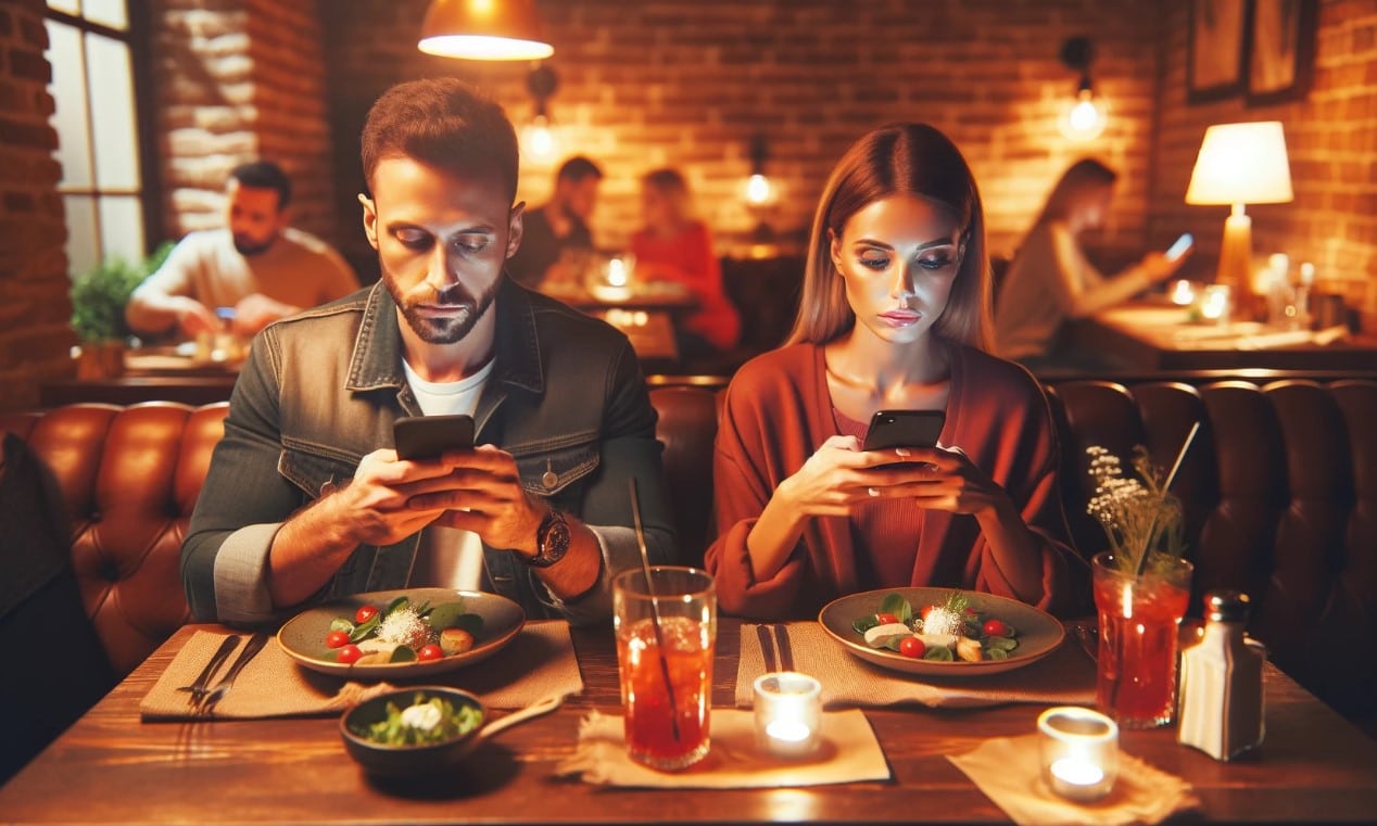 L'amour sous l'emprise des smartphones